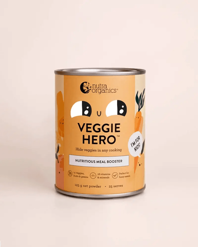 Nutra Organics Veggie Hero 125g - BeeVitamins