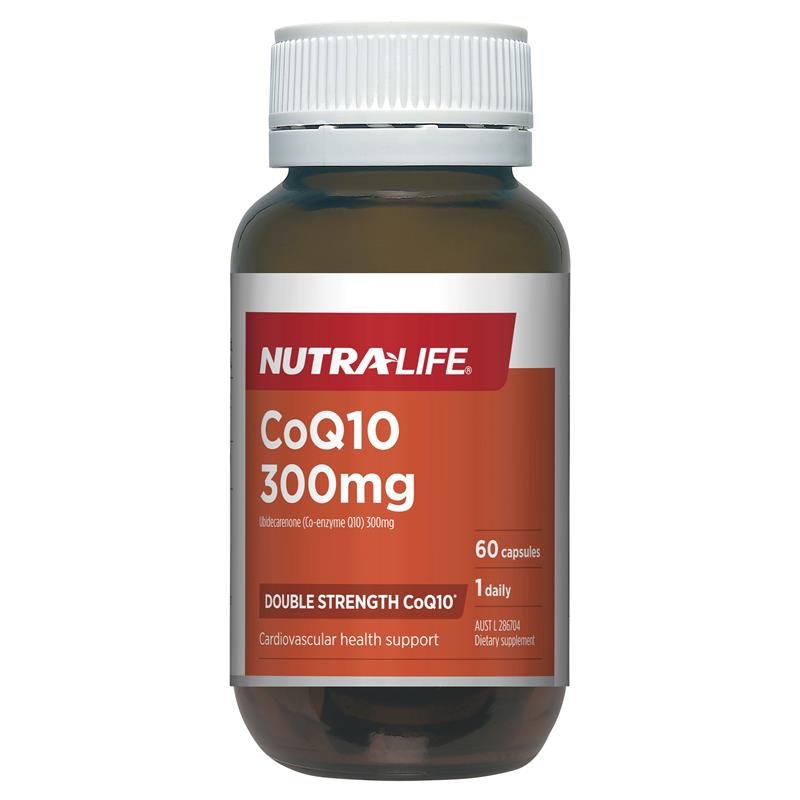 NutraLife CoQ10 300mg 60 Capsules - BeeVitamins
