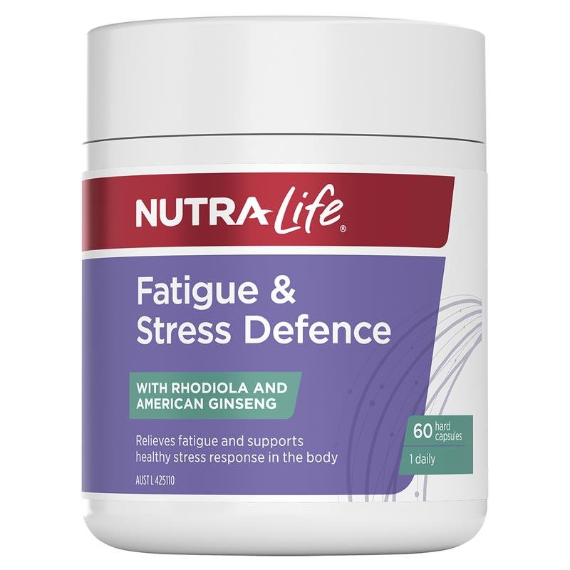 Nutralife Fatique & Stress Defence 60 Capsules - BeeVitamins