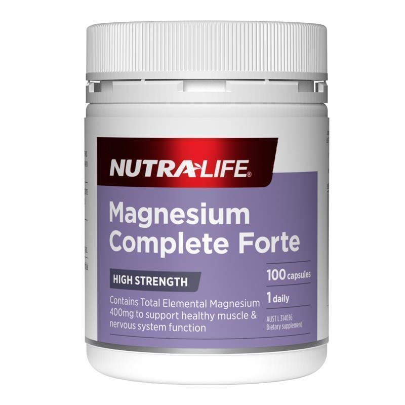 Nutralife Magnesium Complete Forte 100 Capsules - BeeVitamins