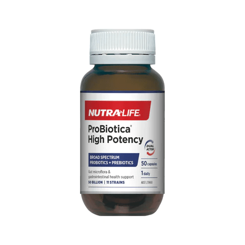 NutraLife Probiotica High Potency 50 Capsules - BeeVitamins