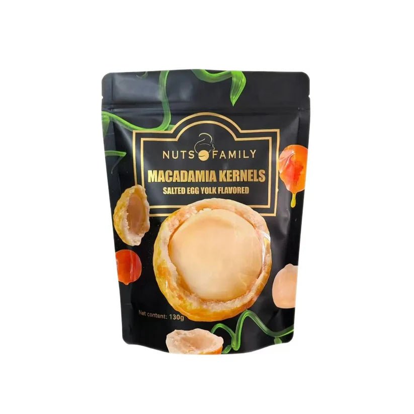 Nuts Family Macadamia Kernels Salted Egg Yolk Flavored 130g - BeeVitamins