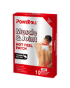 Poweroll Muscle & Joint Hot Feel Patch 10 Patches - BeeVitamins