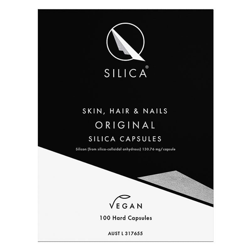 QSilica Skin, Hair & Nails Original 100 Vegan Capsules - BeeVitamins