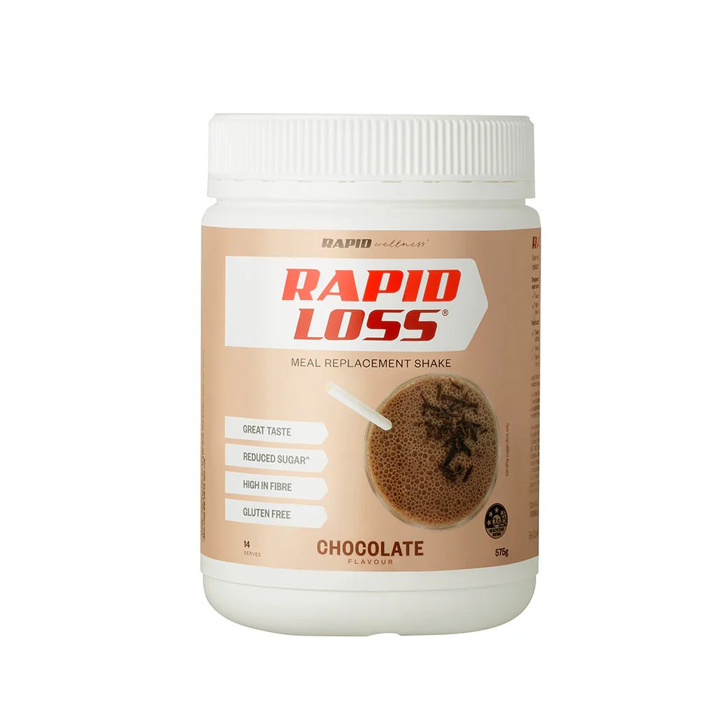 Rapid Loss Meal Replacement Shake Chocolate Flavour 575g - BeeVitamins