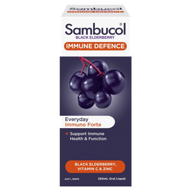 Sambucol Immune Defence - Immunity Liquid 250ml - BeeVitamins