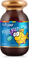 Spring Leaf Kids Fish Oil 750mg 120 Capsules - BeeVitamins