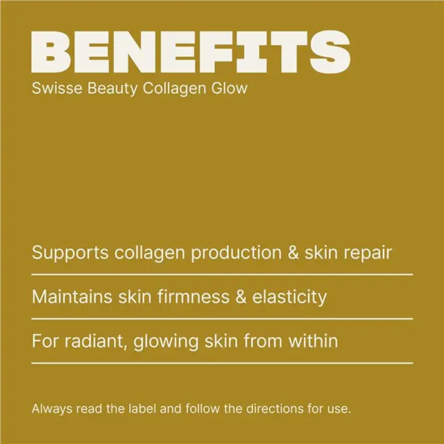 Swisse Beauty Collagen Glow With Collagen Peptides 60 Tablets - BeeVitamins