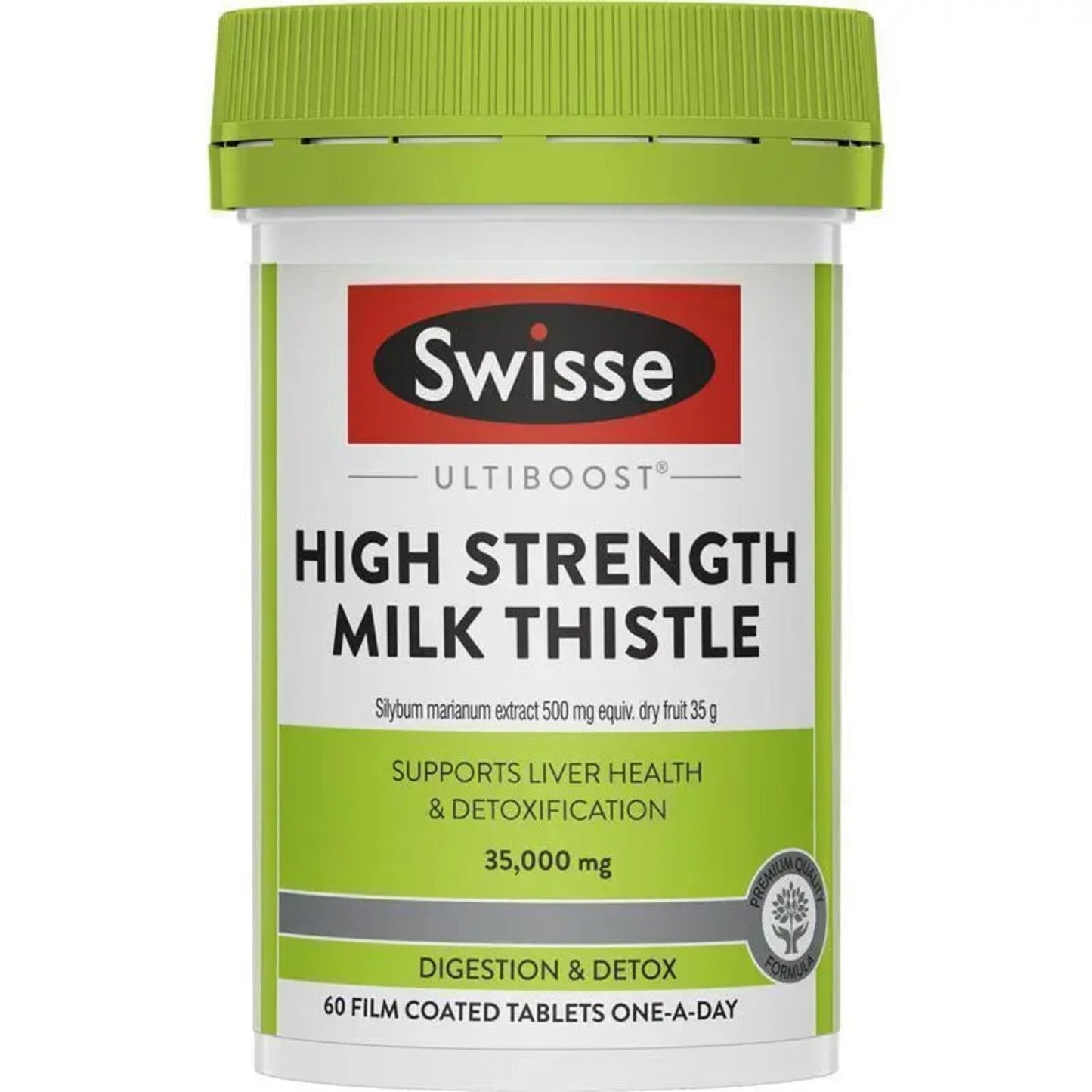 Swisse High Strength Milk Thistle 35000mg 60 Tablets - BeeVitamins