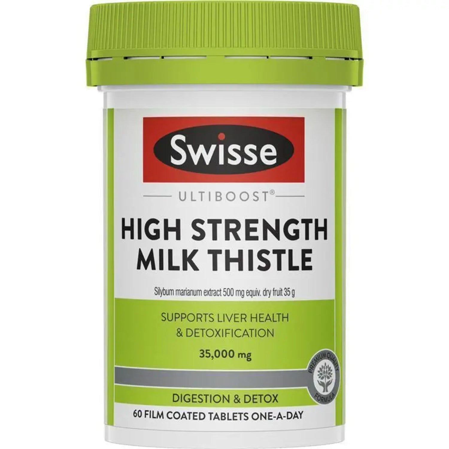Swisse High Strength Milk Thistle 35000mg 60 Tablets - BeeVitamins