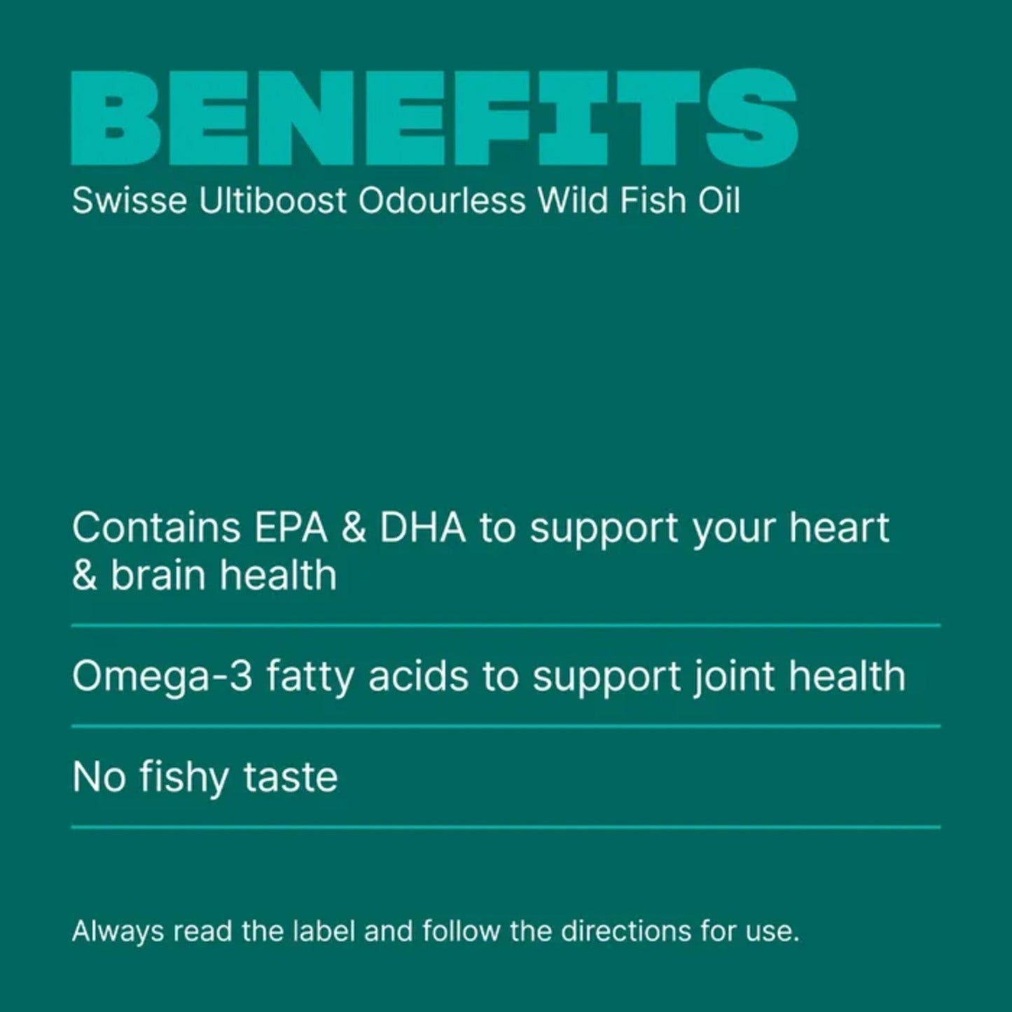 Swisse Odourless Fish Oil 1000mg 400 Soft Capsules - BeeVitamins