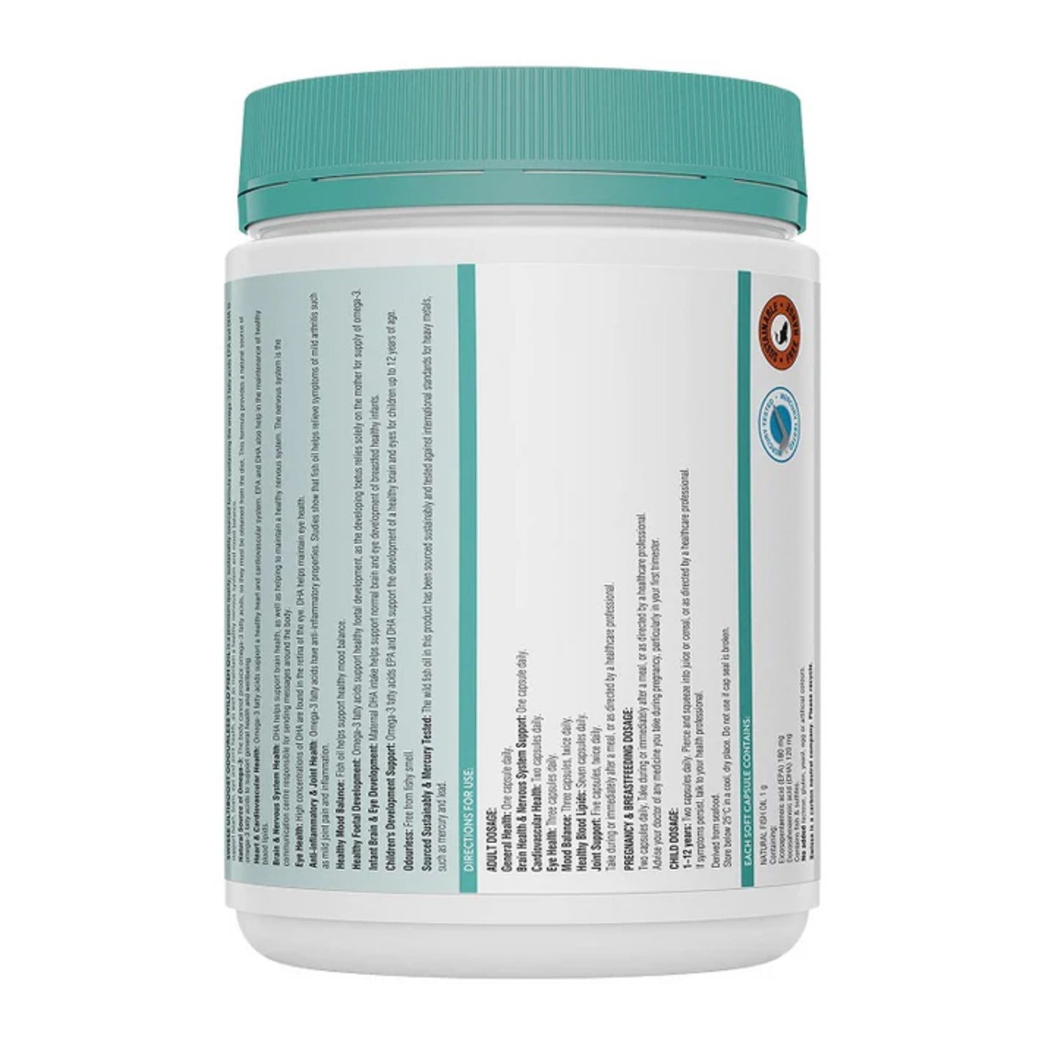 Swisse Odourless Fish Oil 1000mg 400 Soft Capsules - BeeVitamins