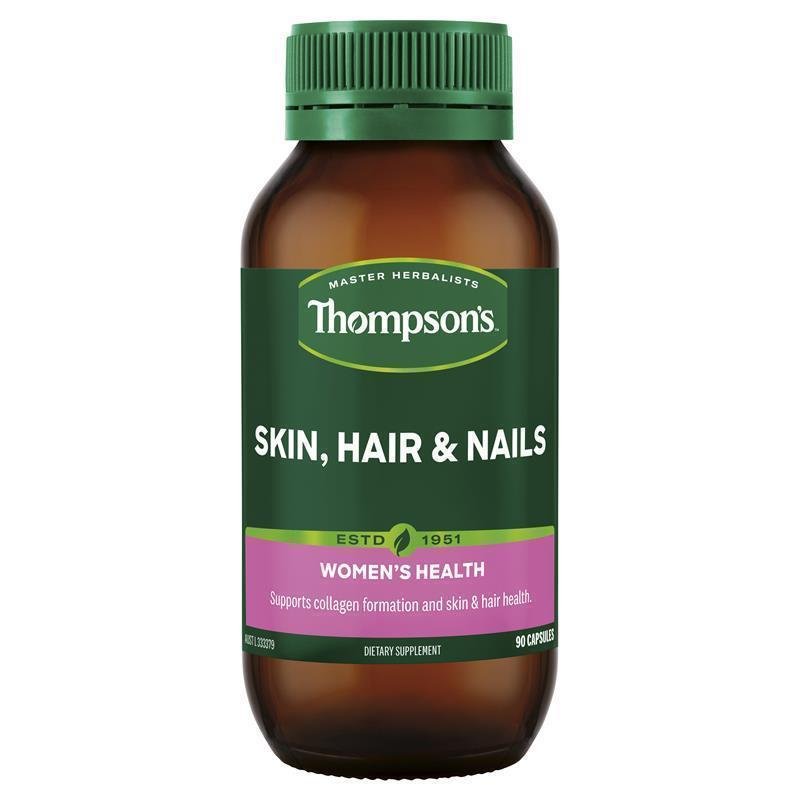 Thompson's Skin Hair Nails 90 Capsules - BeeVitamins