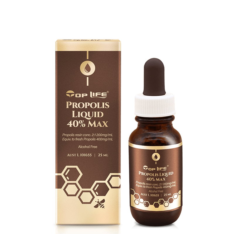 Top Life Propolis Liquid 40% Max Alcohol Free - BeeVitamins