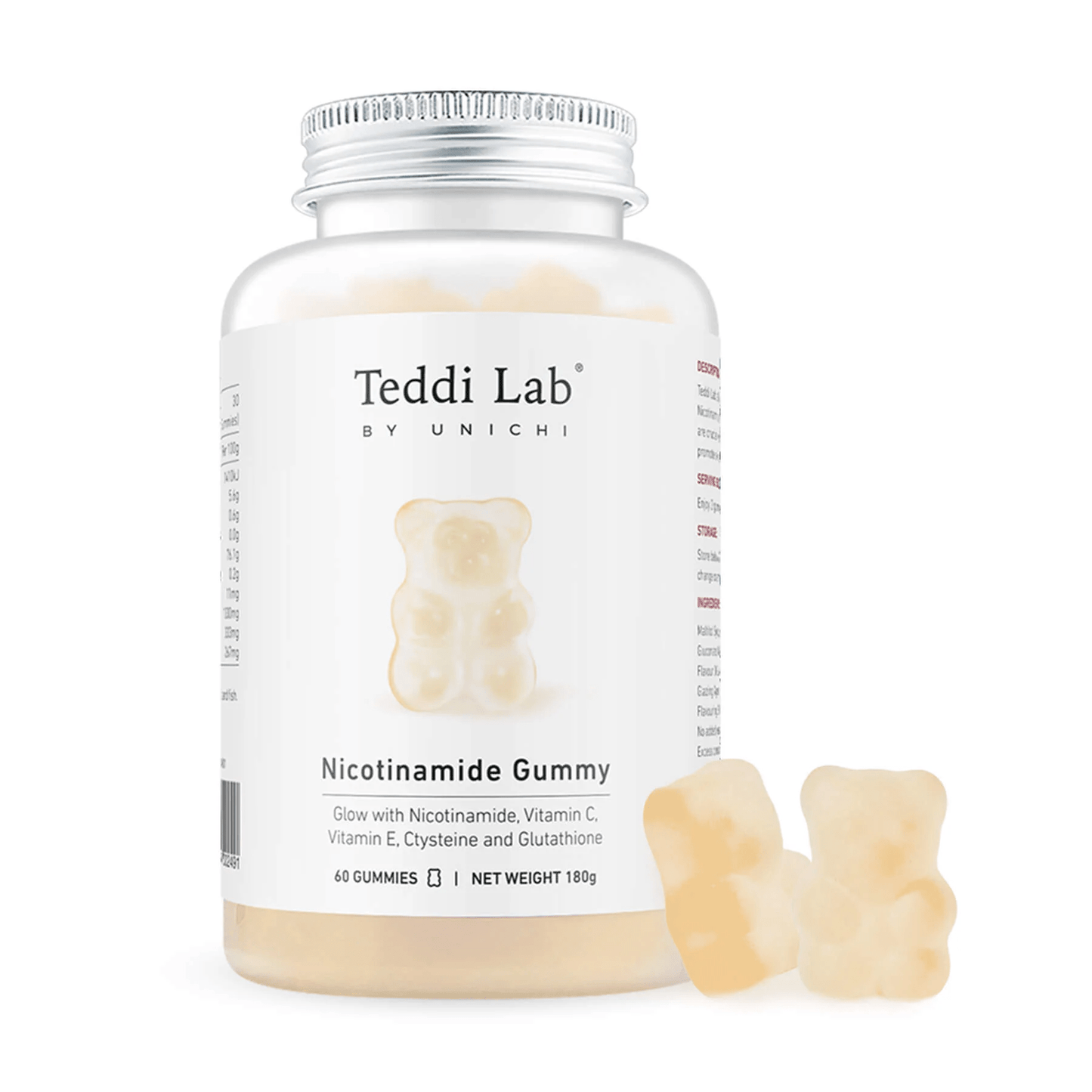 Unichi Nicotinamide Gummy 60 gummies - BeeVitamins