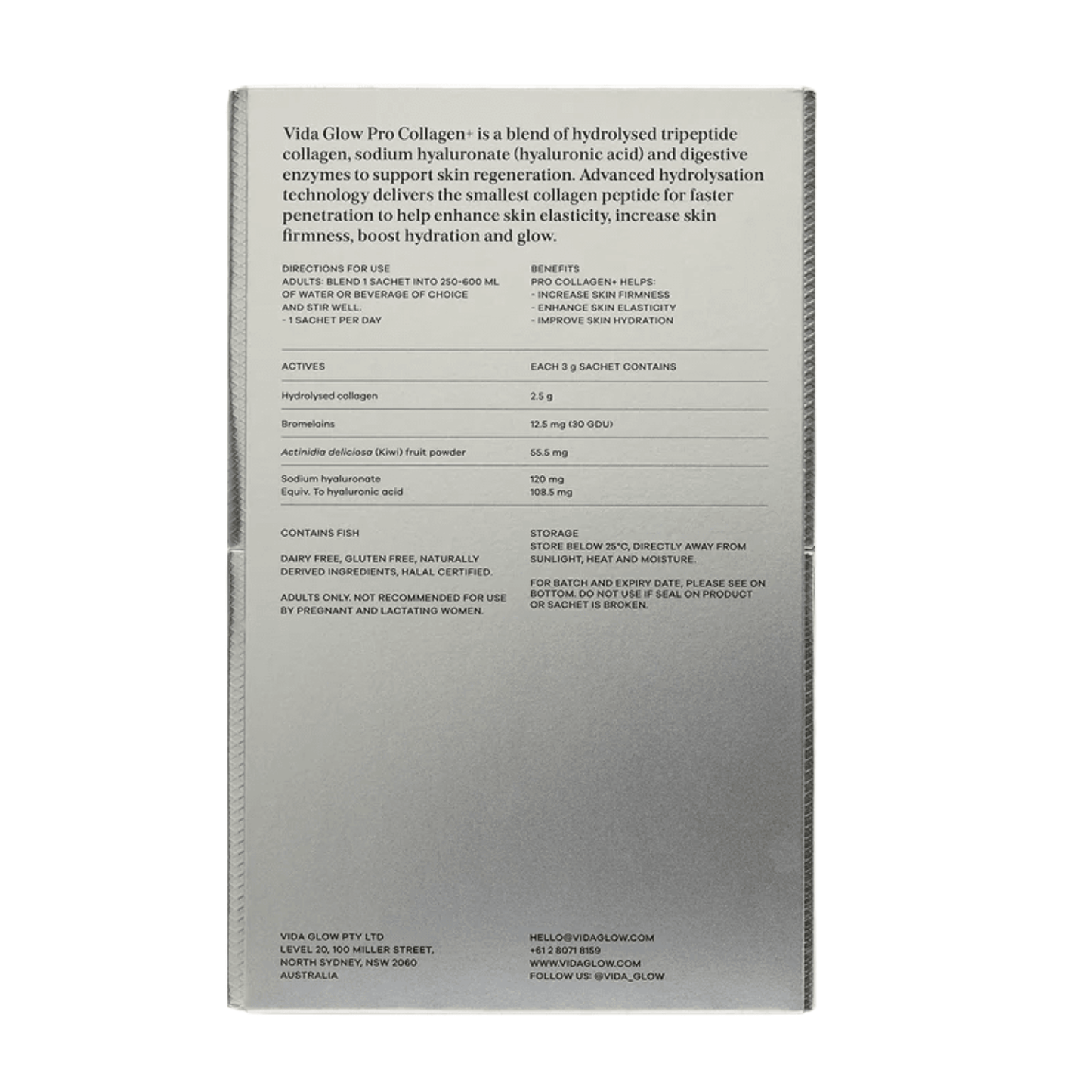 Vida Glow Pro Collagen+ 90g - BeeVitamins