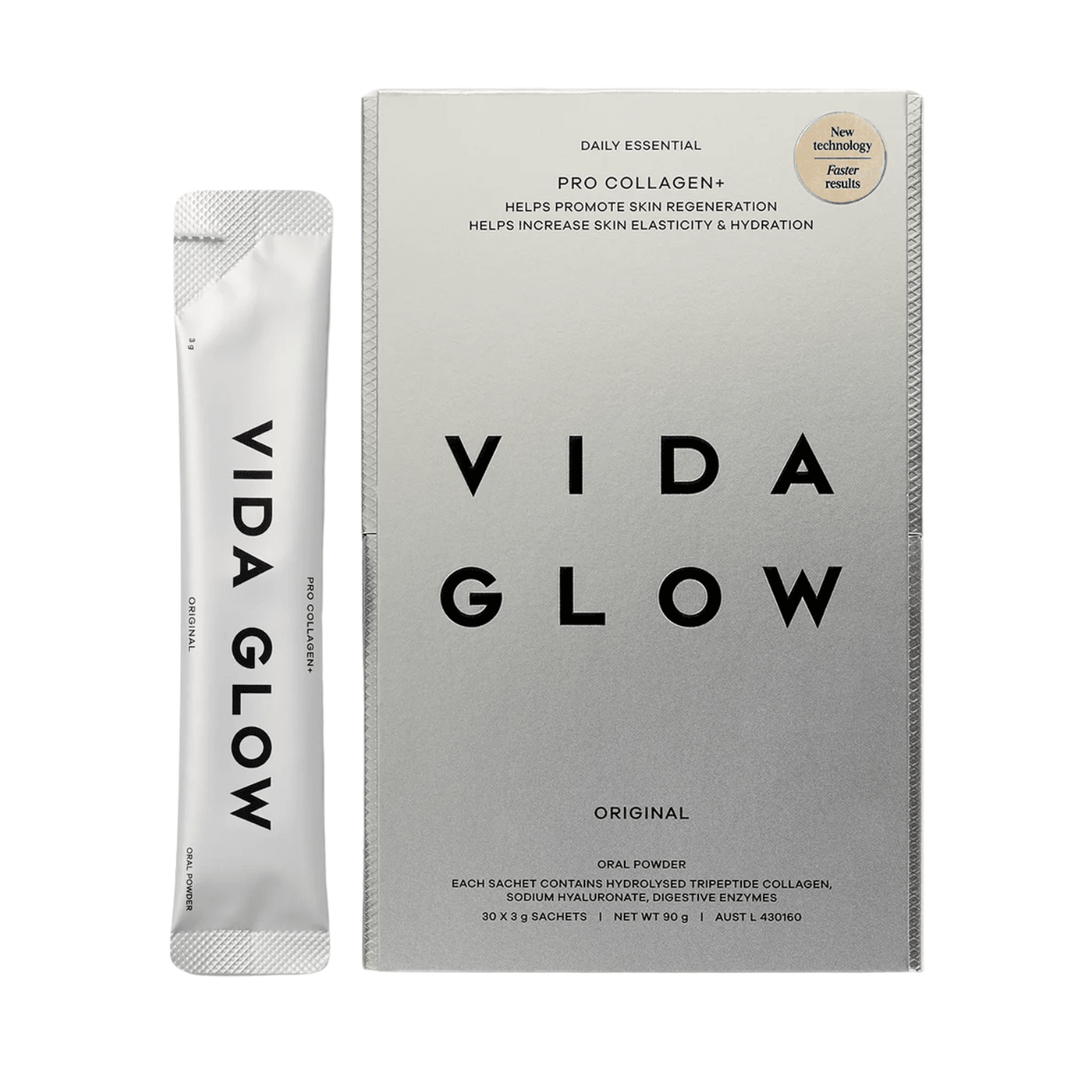 Vida Glow Pro Collagen+ 90g - BeeVitamins
