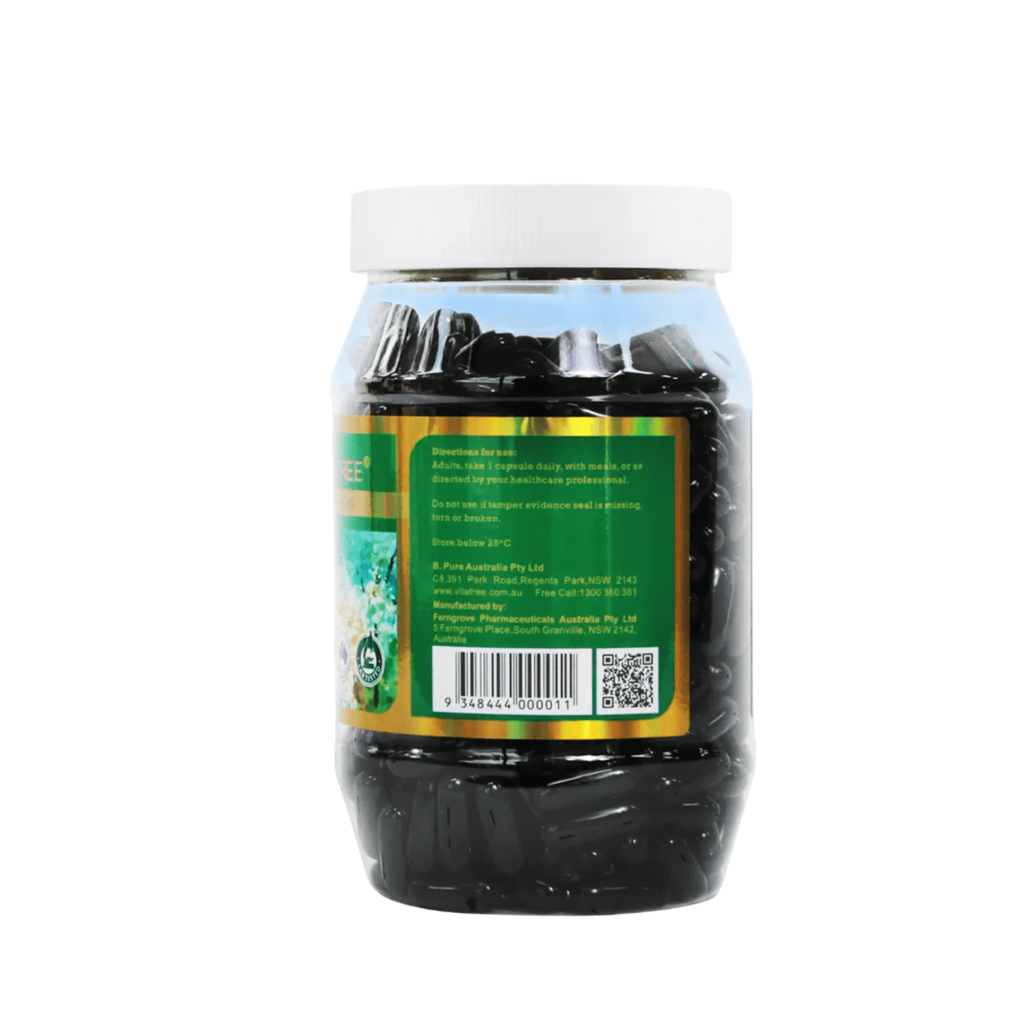 Vitatree Black Propolis 2000mg 365 Capsules - BeeVitamins