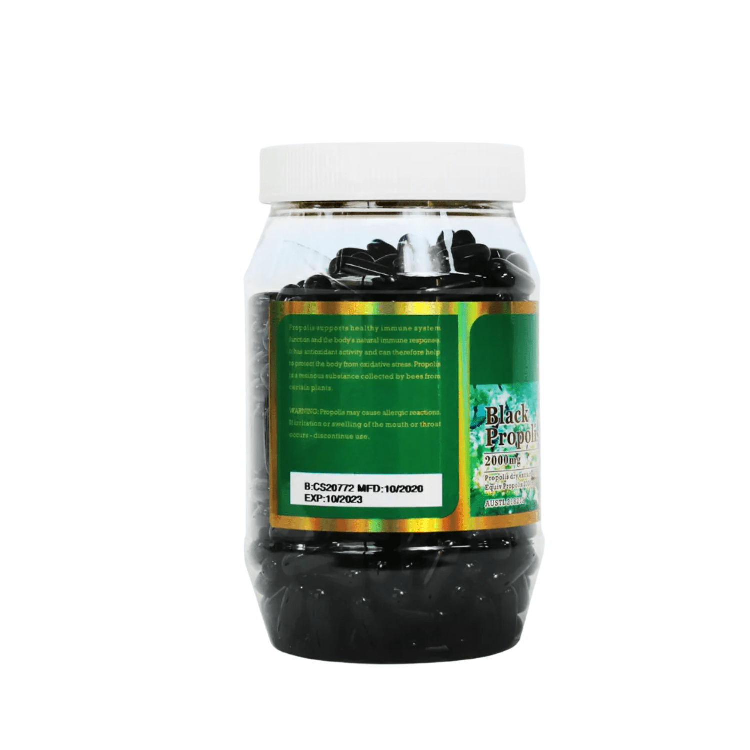 Vitatree Black Propolis 2000mg 365 Capsules - BeeVitamins