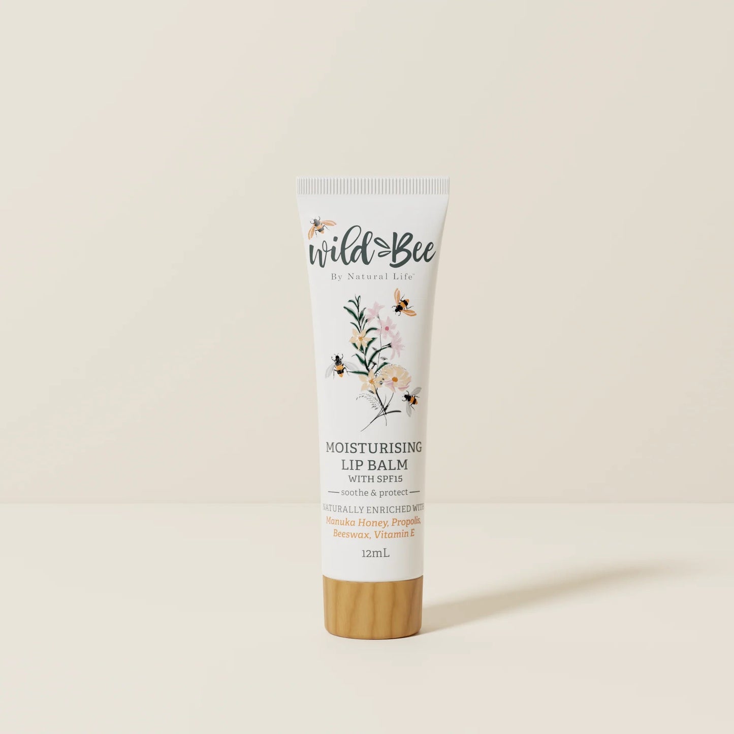 Wild Bee Moisturising Lip Balm SPF 15+ - BeeVitamins