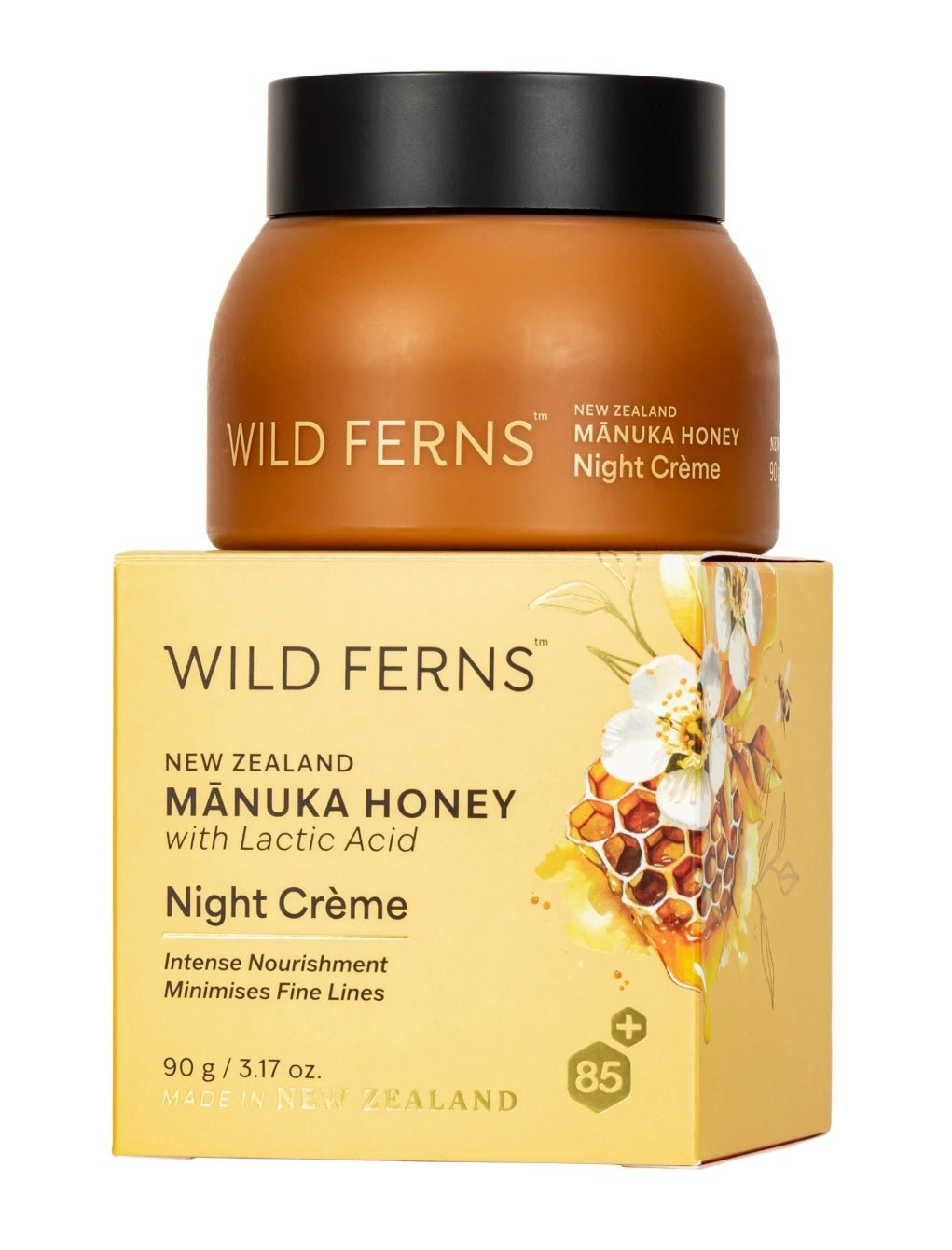 Wild Ferns Manuka Honey Night Creme 90g - BeeVitamins