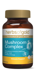 Herbs of gold Mushroom 5 Complex 60 Capsules