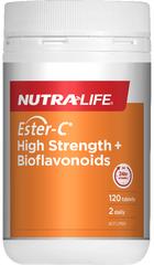 NutraLife Ester-C High Strength+ Bioflavonoids 120 Tablets