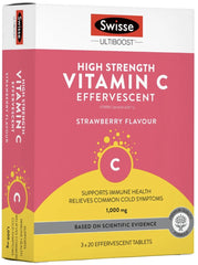 Swisse High Strength Vitamin C 1000mg Effervescent 60 Tablets