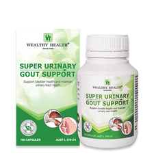 Wealthy Health Super Urinary Gout Support 100 Capsules