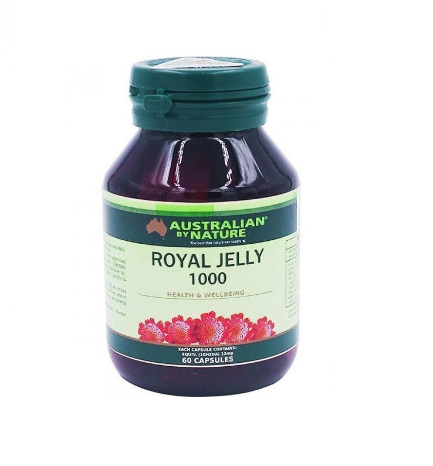 Australian By Nature Royal Jelly 1000mg 60 Capsules - BeeVitamins