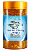 Ausway Fish Oil 1000mg Omega3 365 Capsules - BeeVitamins