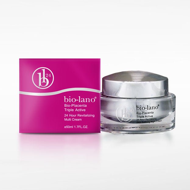 Bio - Lano Bio Placenta Triple Active 24 Hour Revitalising Multi Cream 50ml - BeeVitamins