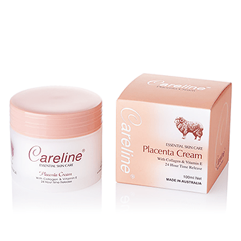 Careline Placenta Cream With Collagen & Vitamin E - 100ml - BeeVitamins