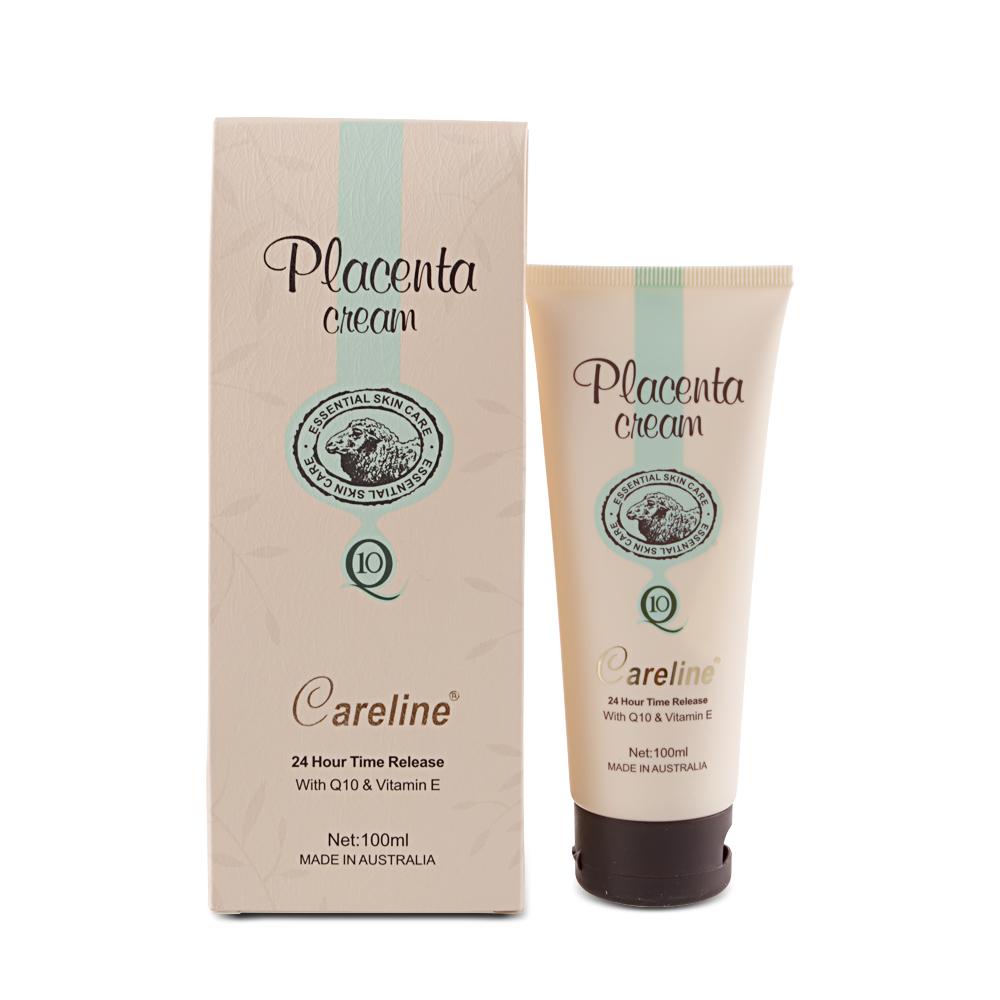 Careline Placenta Hand Cream with Q10 and Vitamin E - BeeVitamins