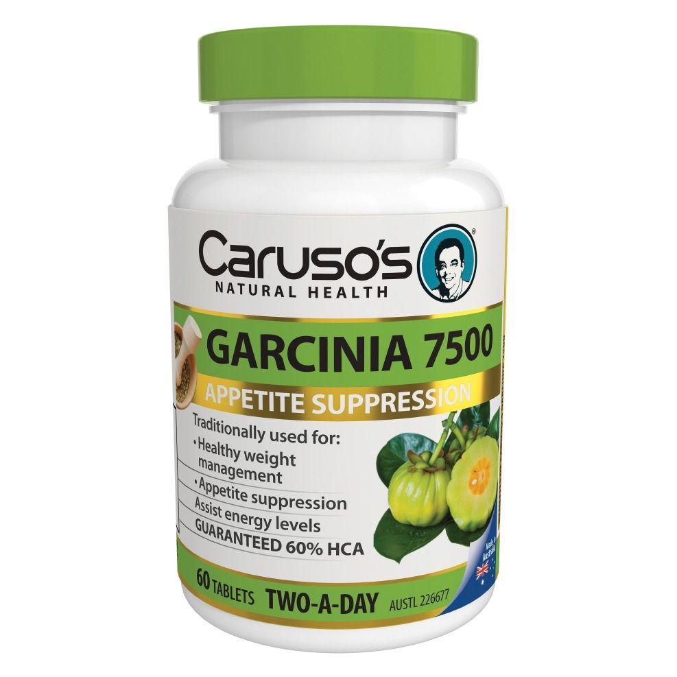 Caruso's Garcinia 7500 60 Tablets - BeeVitamins
