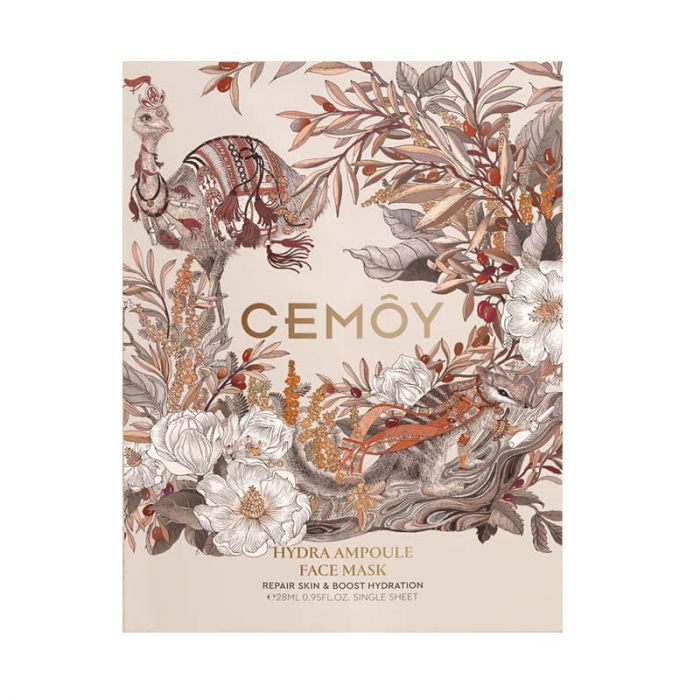 Cemoy Hydra Ampoule Face Mask 28ml x 5 Sheets (Brown) - BeeVitamins