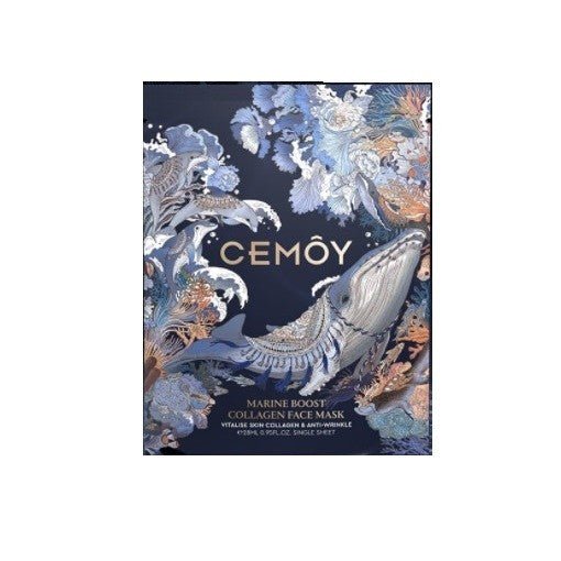 Cemoy Marine Boost Collagen Face Mask 28ml x 5 Sheets - BeeVitamins