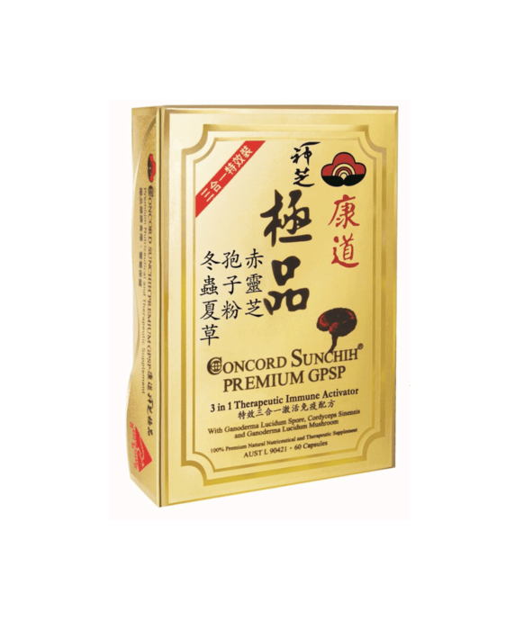 Concord Sunchih Premium GPSP 3 in 1 Therapeutic Immune Activator 60 Capsules (Bonus FREE 10 Capsules) - BeeVitamins
