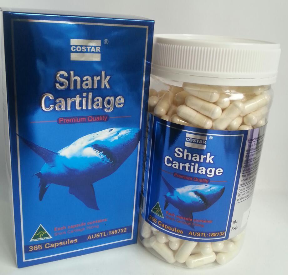 Costar Shark Cartilage 750mg 365 Capsules Australian Made - BeeVitamins