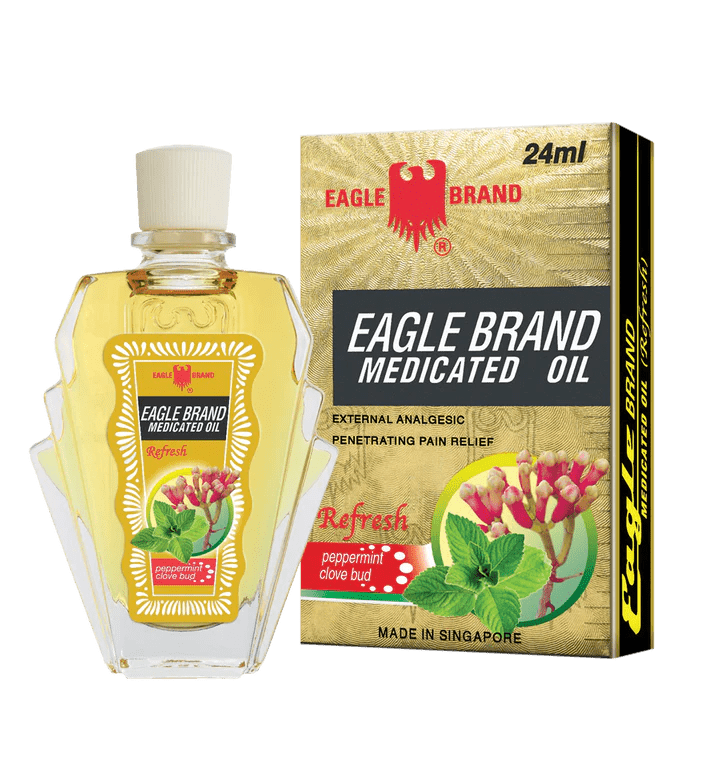 Eagle Brand Refresh Medicated Oil (Peppermint & Clove Bud) 24ml - BeeVitamins