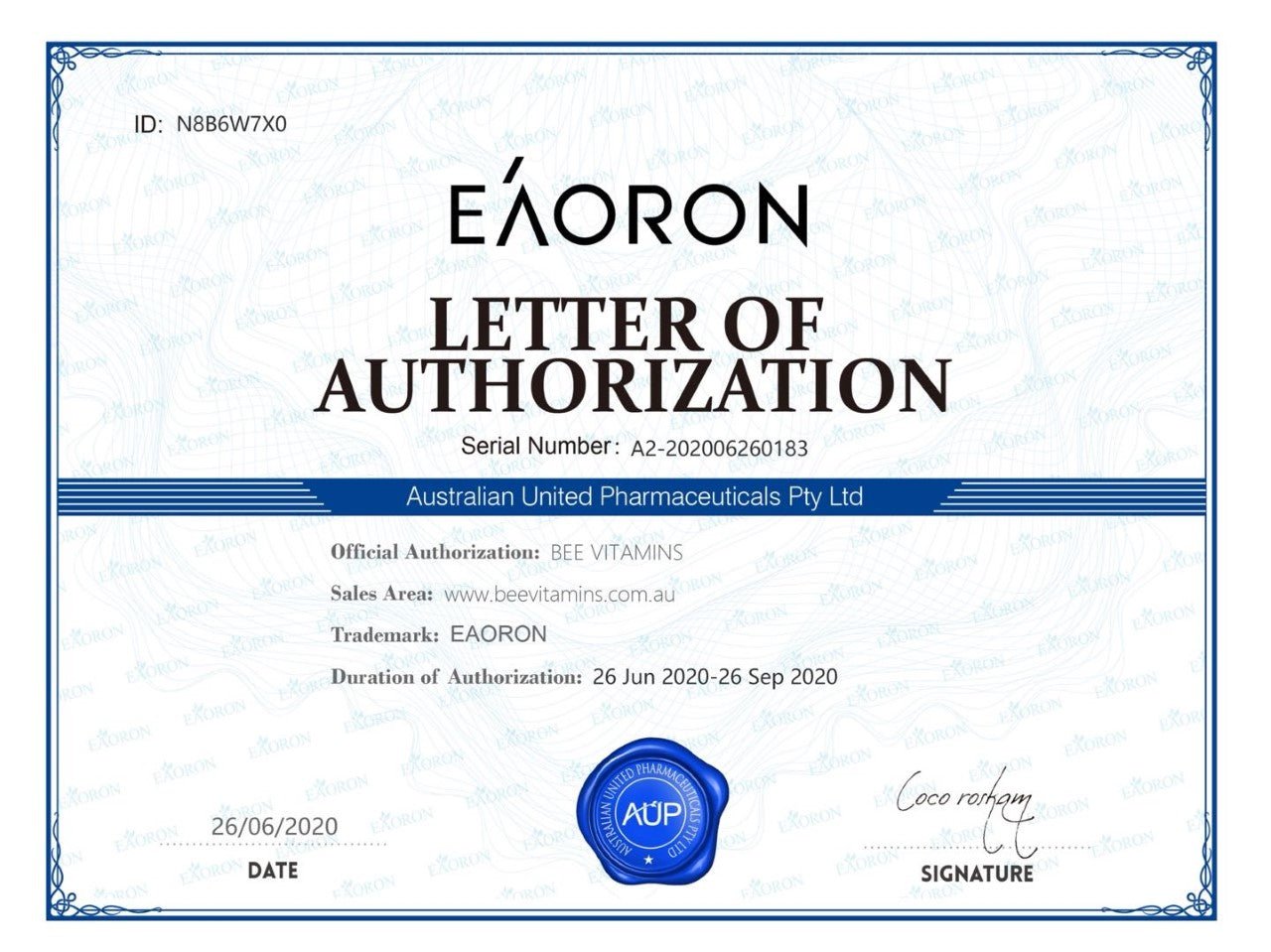 Eaoron Hyaluronic Acid Glutathione Essence 10mL - BeeVitamins