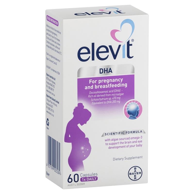 Elevit DHA for Pregnancy and Breastfeeding 60 Capsules ON SPECIAL - BeeVitamins