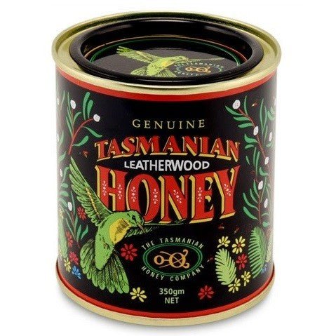 Genuine Tasmanian Leatherwood Honey 350g Tin - BeeVitamins