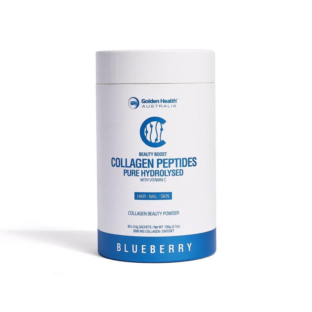 Golden Health Collagen Peptides Blueberry Flavour 30 x 3.5g Sachets - BeeVitamins