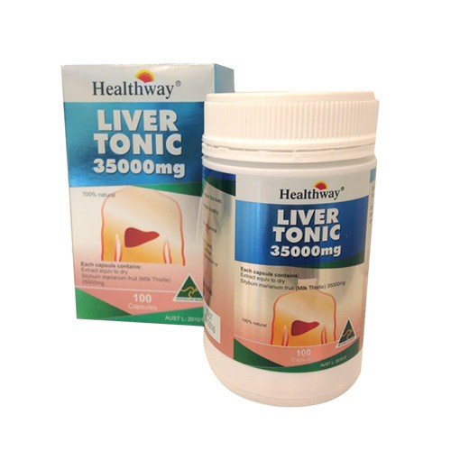 Healthway Liver Tonic 35,000 mg 100 Capsules - BeeVitamins
