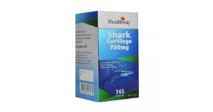 Healthway Shark Cartilage 750mg – 365 Capsules - BeeVitamins