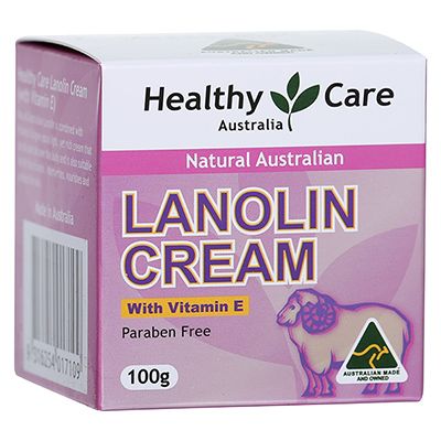 Healthy Care Lanolin cream with Vitamin E 100g - BeeVitamins