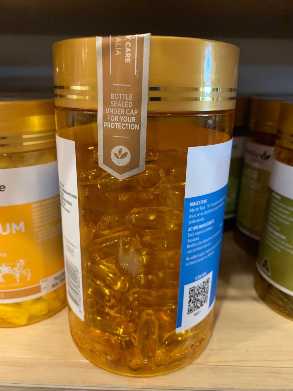 Healthy Care Squalene 1000mg 200 Capsules - BeeVitamins