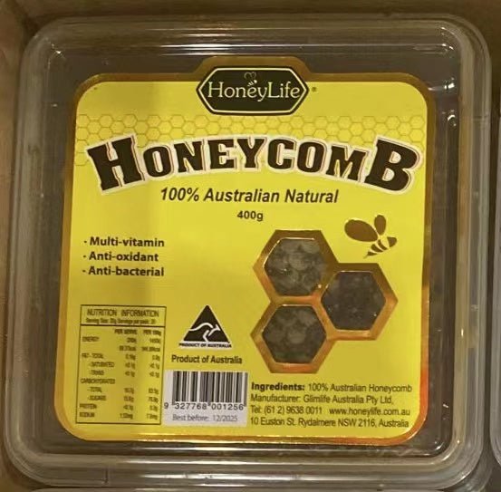 HoneyLife Honeycomb 400g - BeeVitamins