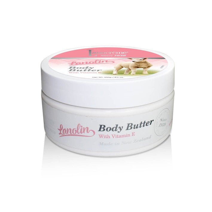 Lanocreme Lanolin Body Butter with Vitamin E - BeeVitamins